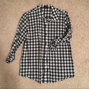 Black/white button down shirt from the Limited.